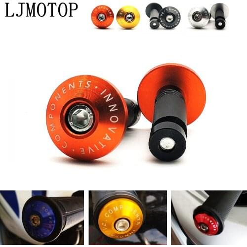 Universal Motorcycle Handle End Bar motocross Handlebar Grip Plug Cap For Suzuki DR 200 250 DR350 350 DRZ 400 650 DR650