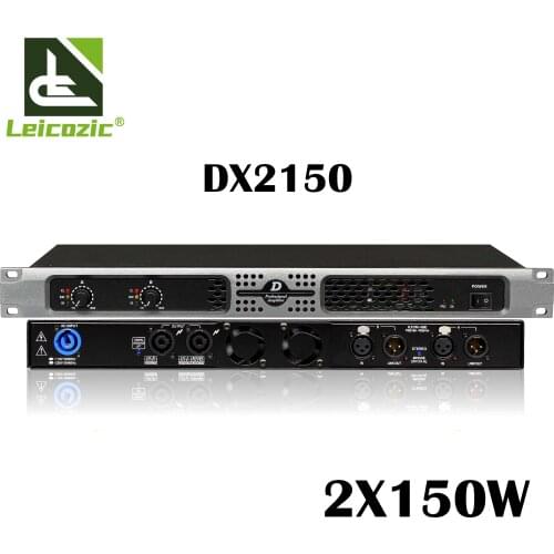 Leicozic DX2150 1u amps class d amplifier 250w rms amps professional audio digital power amplifier audio DJ equipment live sound