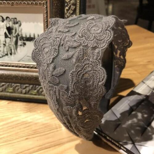 Women Girls Hollow Headscarf Vintage Headband Twist Hairband Handmade Hairdband for Makeup Hair Accessories Hair Band Chic Hoop