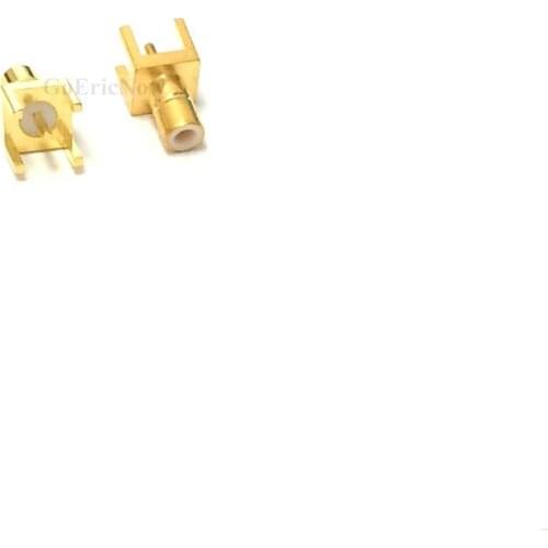 10 pcs RF Coaxial 50ohm 4 foot SMB Male Straight/Edge PCB Conenctor Adapter