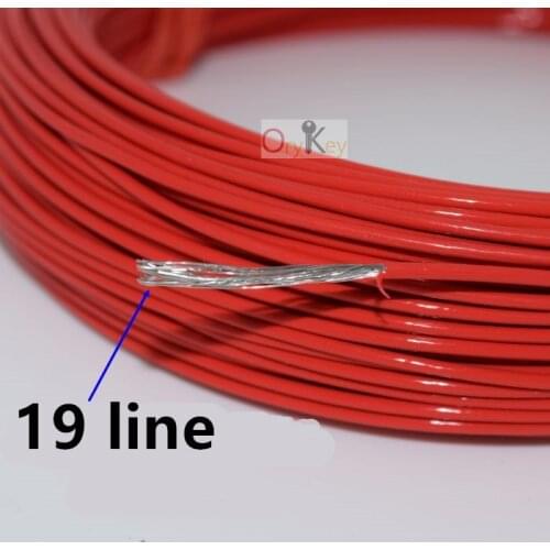 50M/Roll 1mm 19 line Traffic Inductive Loop Vehicle Detector Induction Coil Wire Cable