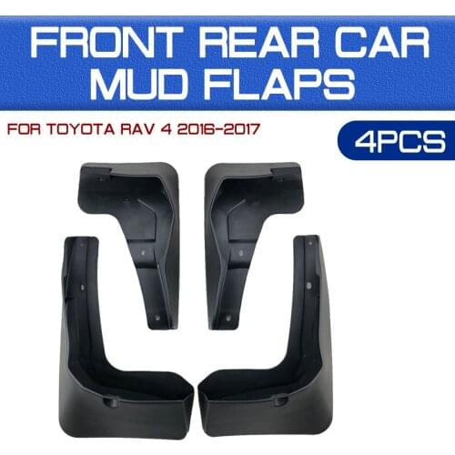 Car Front Rear Car Fender Flare Mud Guard Flap Anti Splash Mudflap for Toyota RAV4 RAV 4 2009 2010 2011 2012 2013-2017 Mudguards