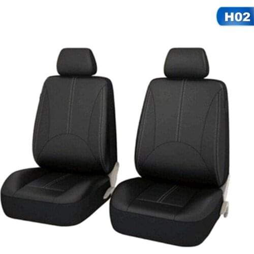 Car Seat Covers Back Bucket Car Seat Cover Car Seat Covers Set Universal PU Leather Front Interior Four Seasons Seat Protector