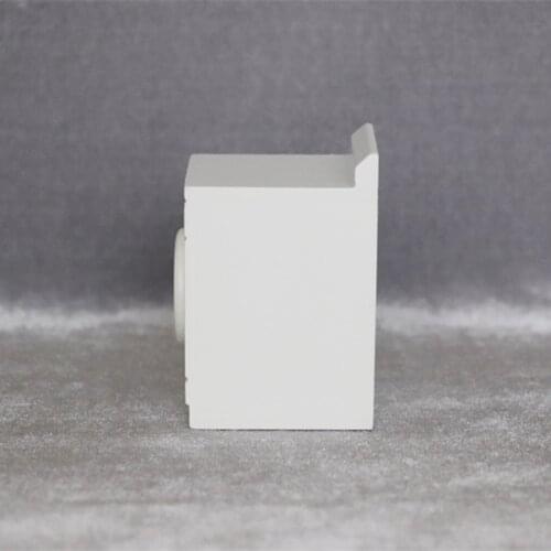 1:12 Dollhouse White Wood Washing Machine Bathroom Furniture Decorative DIY