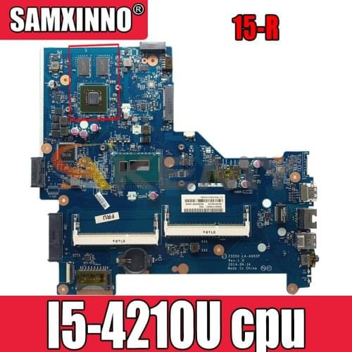 For HP Pavillion 15-R LA-A992P SR1EF I5-4210U N15V-GM-S-A2 820M DDR3 Notebook motherboard Mainboard full test 100% work