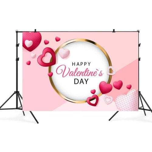 Valentines Day Photography Background Love Heart Happy Birthday Flower Photo Studio Backdrops Art Cloth Wedding Decor