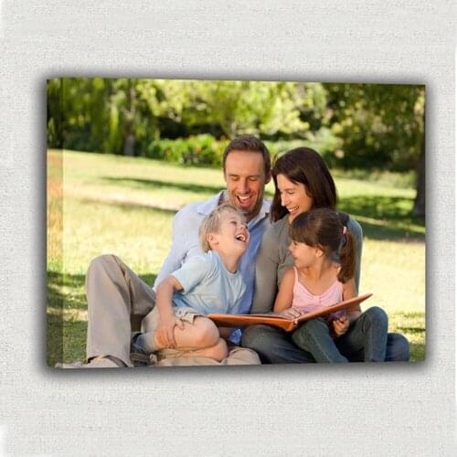 Paintings On The Wall Custom Family Photo Memories Personalized on Canvas Print For Home Decoration Picttures