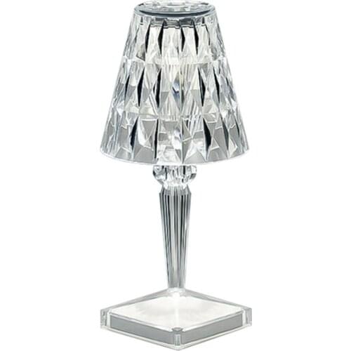 Crystal Diamond Table Lamp USB Charging Internet Celebrity Bar Atmosphere Light Decoration Night Light