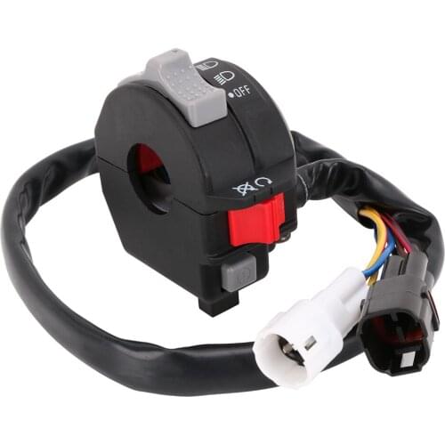 ATV Left Handlebar Switch Control Engine Start Run Off Headlight For Yamaha Kodiak Raptor 700 700R 450 YFZ450R YFZ450X