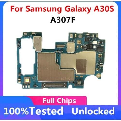 Original For Samsung Galaxy A30s A307F Motherboard Unlocked Logic Board For Samsung Galaxy A30s With Full Chips Android System