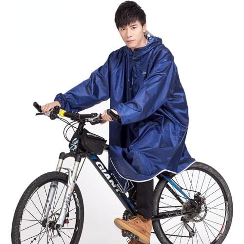 Adult Outdoor Poncho Raincoat Thicker Oxford Waterproof Sleeves Opening Design Cycling Camping Equipment Rainwear