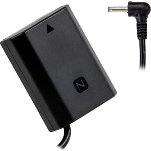 TILTA NP-FZ100 Dummy Battery to 3.5/1.35mm DC Male Cable for TILTAING Side focus power handle for Sony A9, A7 III, A7R III