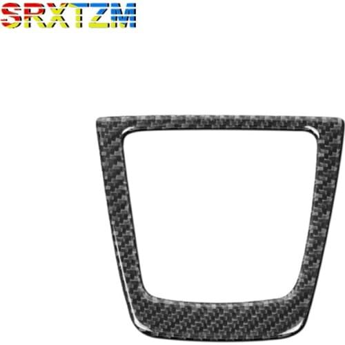 SRXTZM 3D Carbon Fiber Interior Control Gear Shift Panel Stickers Decorative Cover Trim Strip For Bmw Z4 E89 2009-2015