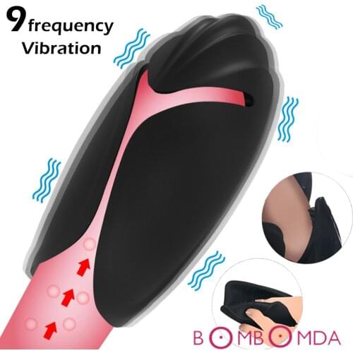 Glans Vibrator Sex Toys For Men Penis Trainer Male Masturbator Cup Delay Ejaculation Stimulate Glans Vibrating Massager Pussy