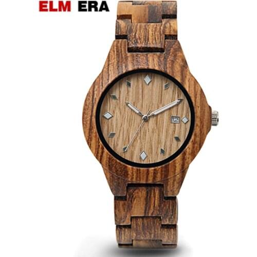 ELMERA wooden watches women reloj mujer luxury 2019 relojes para mujer wood watch famous relogio feminino wooden watch ladies