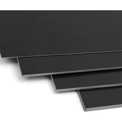 300x170mm BlackG10 FR4 Fibreglass Plate Black Glassfibre Template Board Sheet Epoxy Glass Fiber For DIY Knife Craft Supplies