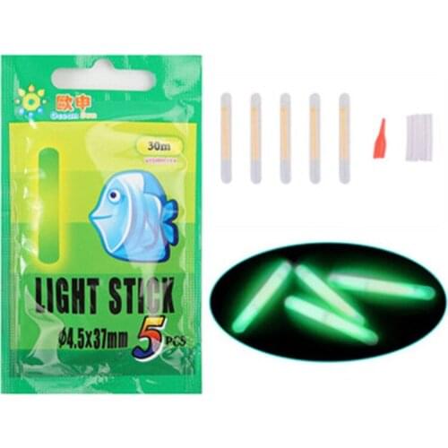 5/15 Pcs Fishing Float Light Stick Fluorescent Lightstick Night Float Rod Light Dark Glow Stick Lots Useful Fishing Tackle