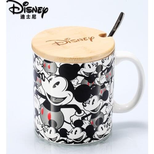 500ml Disney Mickey Minnie Water Cup Coffee Milk Tea Ceramic Mug Home Office Collection Cups Valentines Day Women Girl Gifts