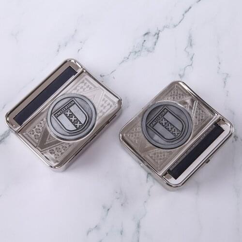 70MM/78MM Tobacco Rolling Box Metal Manual Adjustable Cigarette Smoking Roller Machine
