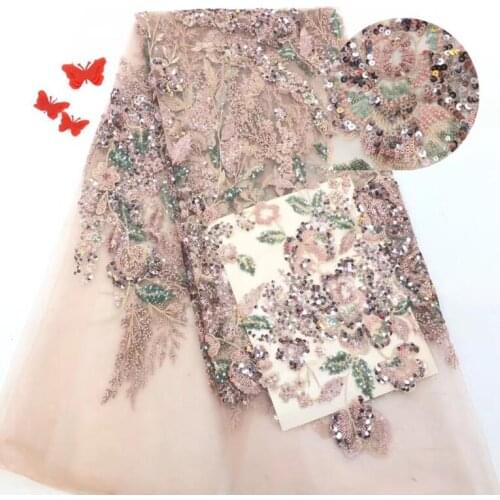 African Tulle Lace Fabric SYJ-58885 Luxury African French Lace Fabric with best Quality