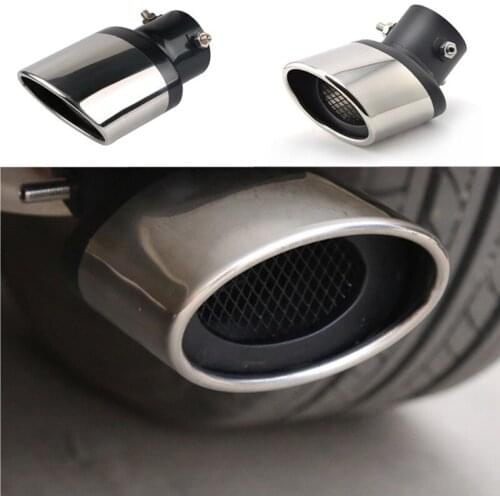 Stainless Steel Car Exhaust Muffler Tip Pipes Covers For Acura MDX RDX TSX Seat Leon Ibiza Toledo Saab 9-3 9-5 Infiniti q50 FX3