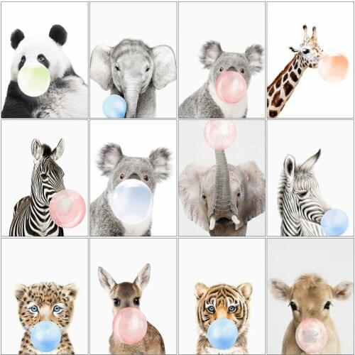 AZQSD Oil Painting By Number Koala Animal Acrylic Modern Wall Art Picture By Numbers Balloon Kits Handpainted Gifts