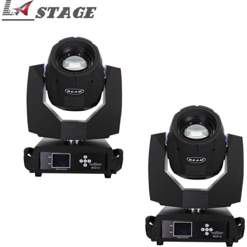 Free Shipping 2pcs/Lot 230W 7R Sharpy Moving Head Light Professional Stage& Dj/Party/Stage Lighting Effect With Flight Case