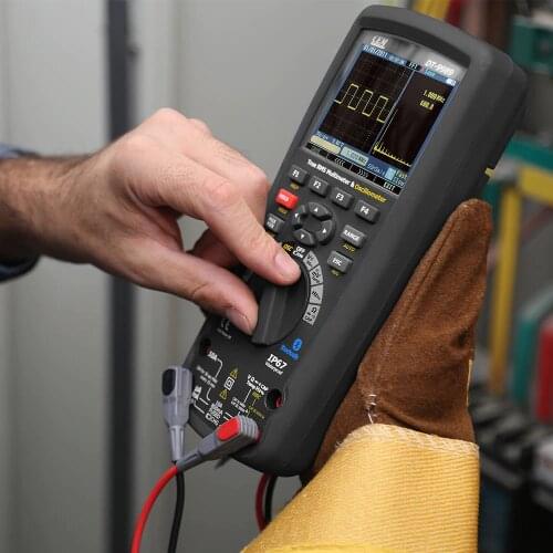 Digital multimeter oscilloscope LCD Color screen usb DT-9989 Professional current voltage test electrician tools