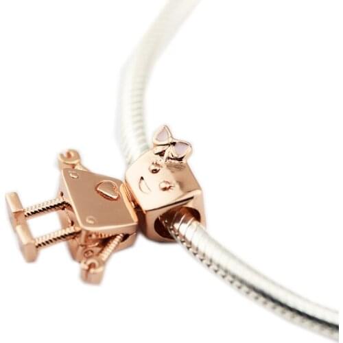 DIY Fits for Pandora Charms Bracelets Bella Bot Beads 100% 925 Sterling-Silver-Jewelry Free Shipping