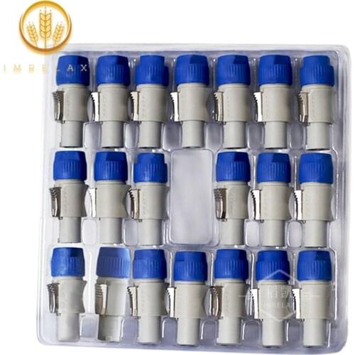 IMRELAX 20pcs White PowerCon Plug Connector 20A AC Power adapter Male PowerCon Stage Lighting Accessories