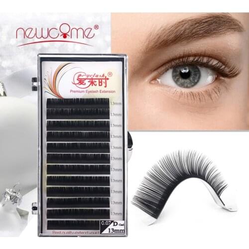 Eyelash Extension Individual Lashes B/C/CC/D Curl Faux Mink Lashes Extensions 0.03-0.25mm Classical Lash Maquiagem Cilio Eyelash