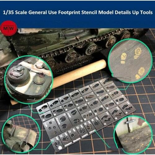 Scene Model Coloring Production Tool Diy Spraying Characters Model Animal Handprints Missing Accessories Plate Footprints S U8H8