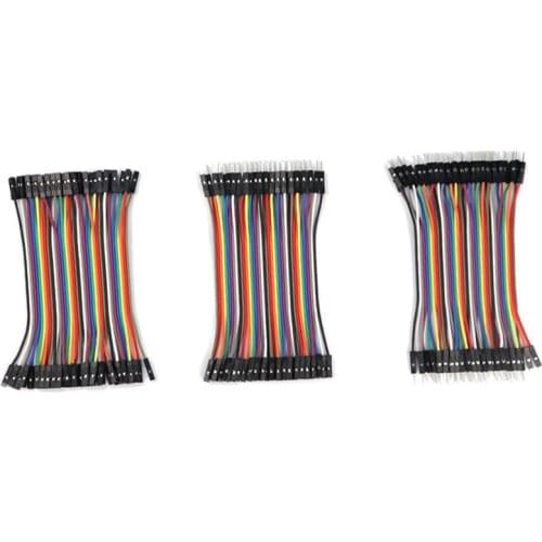 40-120pcs Breadboard Dupont Line 10CM Male to Male ,Male to Female and Female to Female 40Pin Dupont Cable DIY Electronics Wire