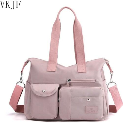 Fashion Nylon Cloth Women Messenger Bags Casual Large Capacity Ladies Handbag Female Crossbody Shoulder Bags for Girl