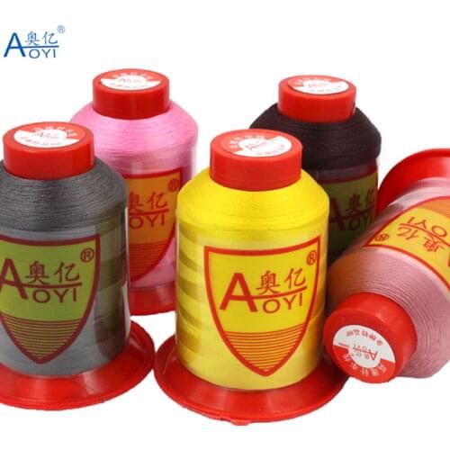 210D/2 fil polyester sheen sewing thread for machine 100 color 0.25mm overlock thread shoe threads for high speed sewing machine