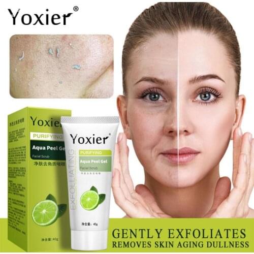 Exfoliating Gel Purifying Whitening Moisturizer Repair Facial Scrub Cleaner Acne Blackhead Removal Skin Care Face Care TSLM1