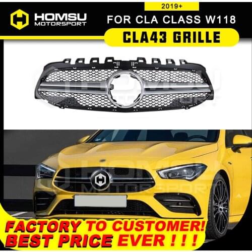 For 2020 New CLA Class am g style Grill W118 am g cla 200 Auto Front car mesh grile 2019-2020 New CLA220 cla180