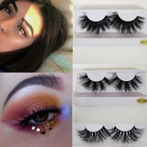 Wholesale Item 1 Pair 3D Mink Lashes Fluffy Soft Wispy Natural Cross Eyelash Extension Nagaraku Thick Fasle Lash Makeup Tools