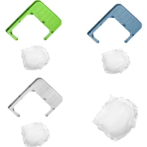 Kitchen Sink Strainer Tri-Holder Filter With 100pcs Strainer Bag Vegetable Residue Filter Kitchen Accessories