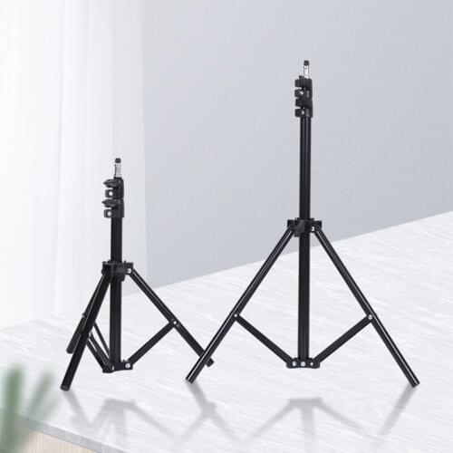 1.1m/1.6m Folding Mobile Phone Stand Tripod Camera Stand Live Broadcast Stand Three-section telescopic adjustment