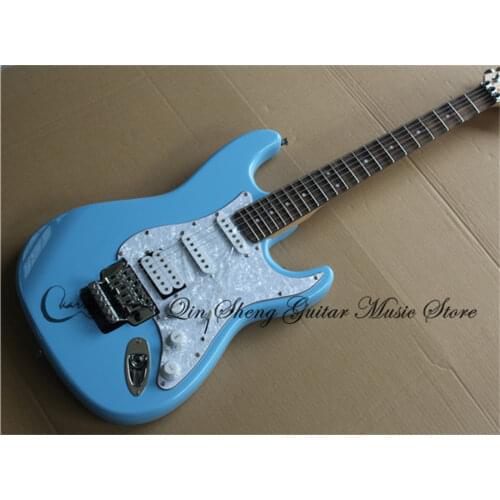 Order booking 6 strings guitar,blue black guitar,yngwie signature,scallop fretboard,remolo bridge SHH pickups,pearl pickguard