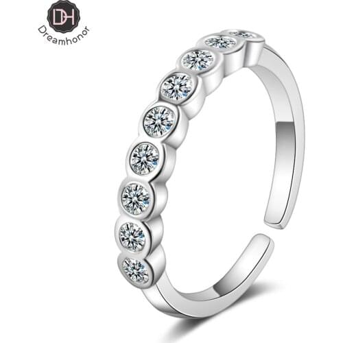 925 Sterling Silver Ring Love Zirconia Ring For Women Wedding Rings Original Fine Jewelry Hot Sale 2021