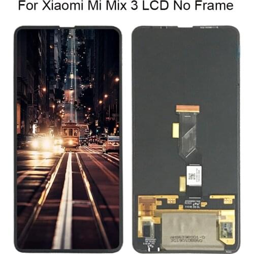 For Xiaomi Mi Mix 3 LCD Display Touch Screen Digitizer Assembly With Frame For Xiaomi Mi MIX3 LCD Black Replacement Parts