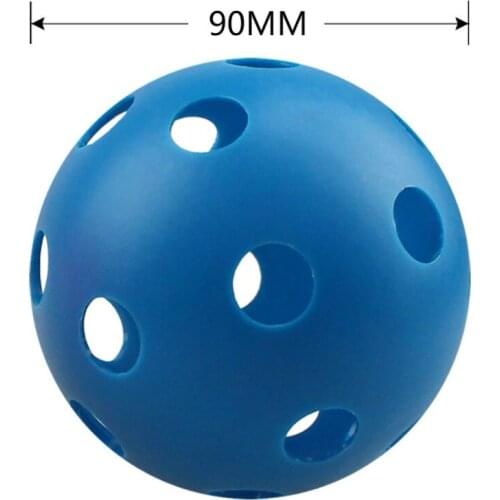 12pcs Plastic Baseball Practice Baseball Batting Indoor And Outdoor Light Ball Batting Training 90mm 26 Holes