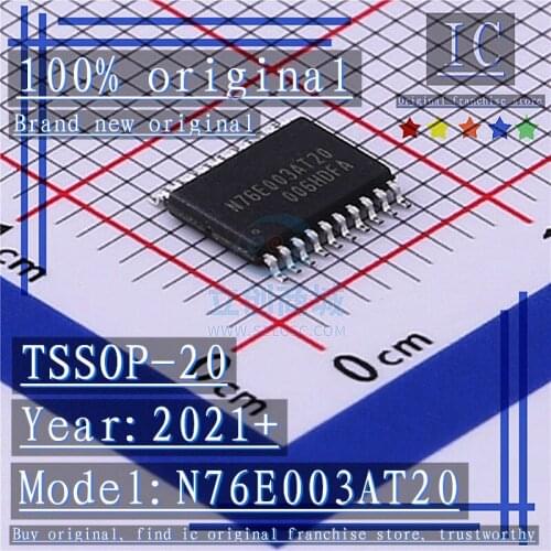2021+ 100% Brand new original 5PCS-20PCS N76E003AT20 TSSOP-20 Microcontroller