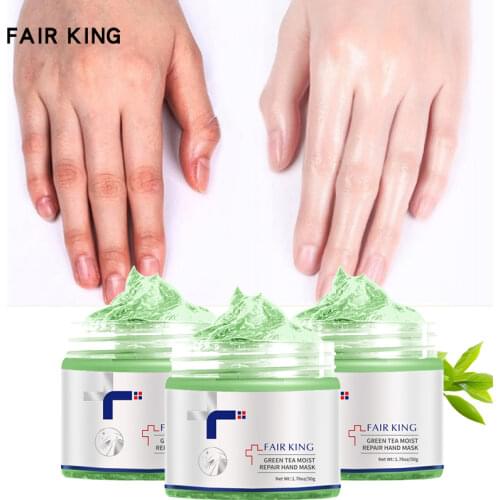 3PCS Green Tea Repair Anti-Aging Whitening Hand Cream Anti Chapping Anti Aging Lasting Moisturizing Hand Care Treatment Cream
