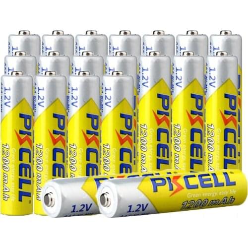 20PC PKCELL 1.2V AAA 1200mAh NIMH 3A Batteries Ni-Mh AAA Rechargeable Battery Battria For Toys Flashlight Camera High Energy