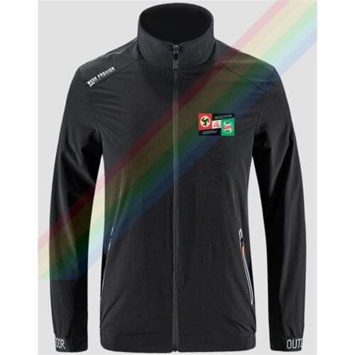 Cas Trol 1963 Scooter Rally Slim Sport Jacket Mens Street Windbreaker Zipper Thin Jacket Mens Casual Front Printing Jacket