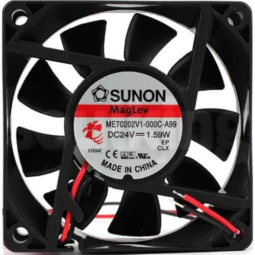 ME70202V1-000C-A99 7020 24V 1.59W inverter fan 6 Month Warranty