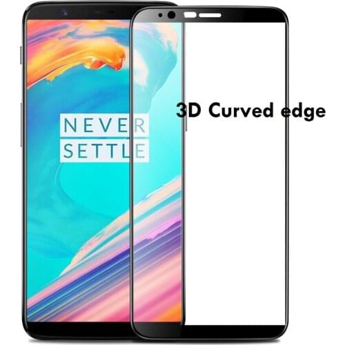 Edge Curved Screen Protector Glass for Oneplus 3 5T 3D Full Cover Tempered Glass for Oneplus 5T 1+3 1+5T Film Glass 6.01